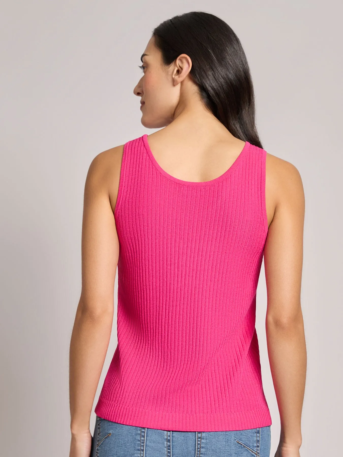 Sutton Scoop Neck Tank Top sold by Jones New York product image thumbnail 3