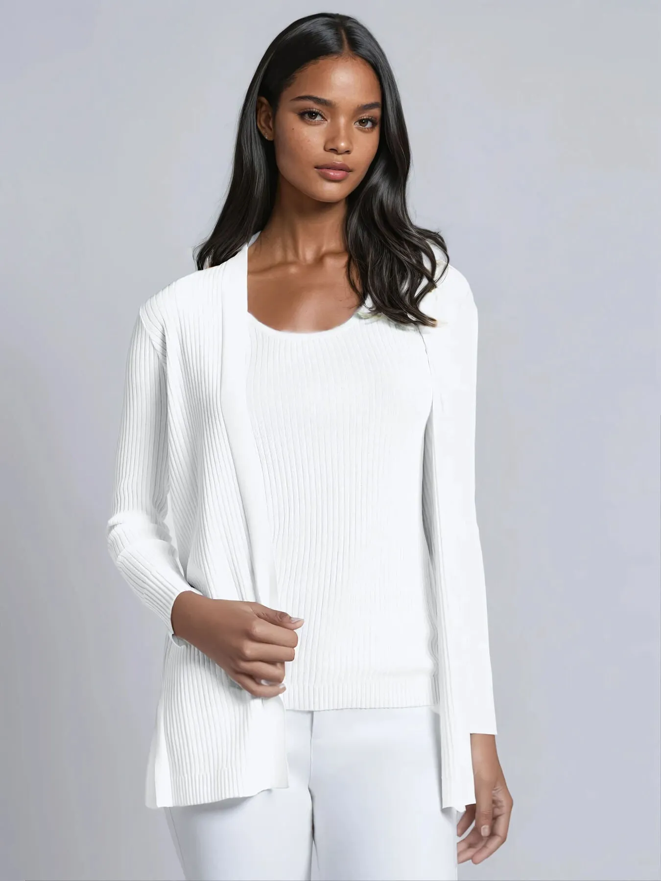 Open Front Sutton Cardigan sold by Jones New York