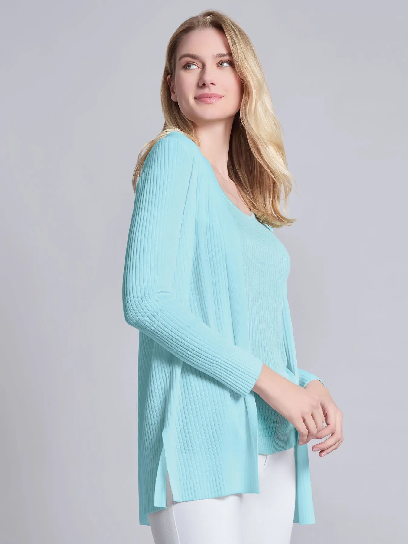 Open Front Sutton Cardigan sold by Jones New York product image thumbnail 2