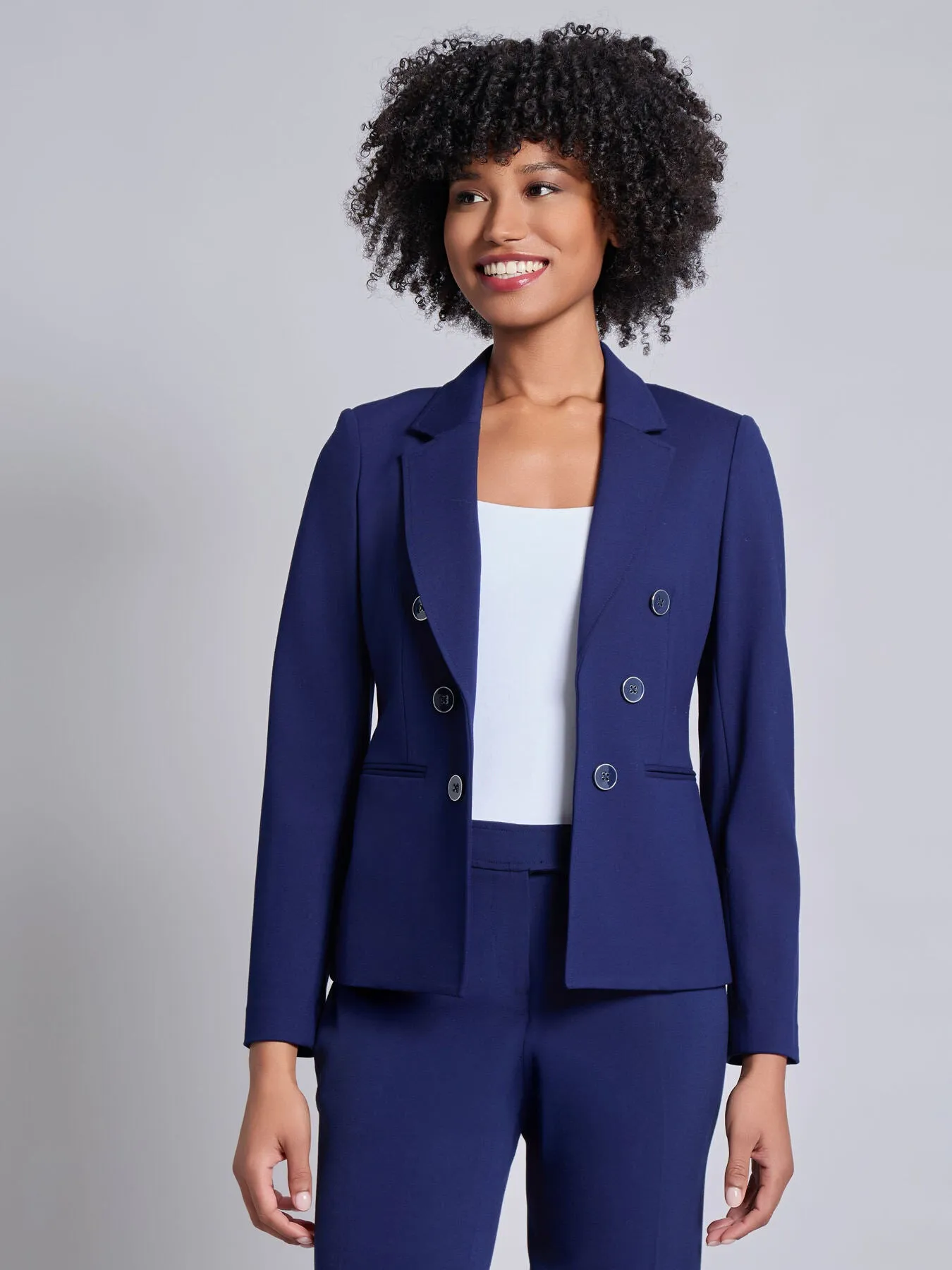 Faux Double Breasted Jacket sold by Jones New York product image thumbnail 2