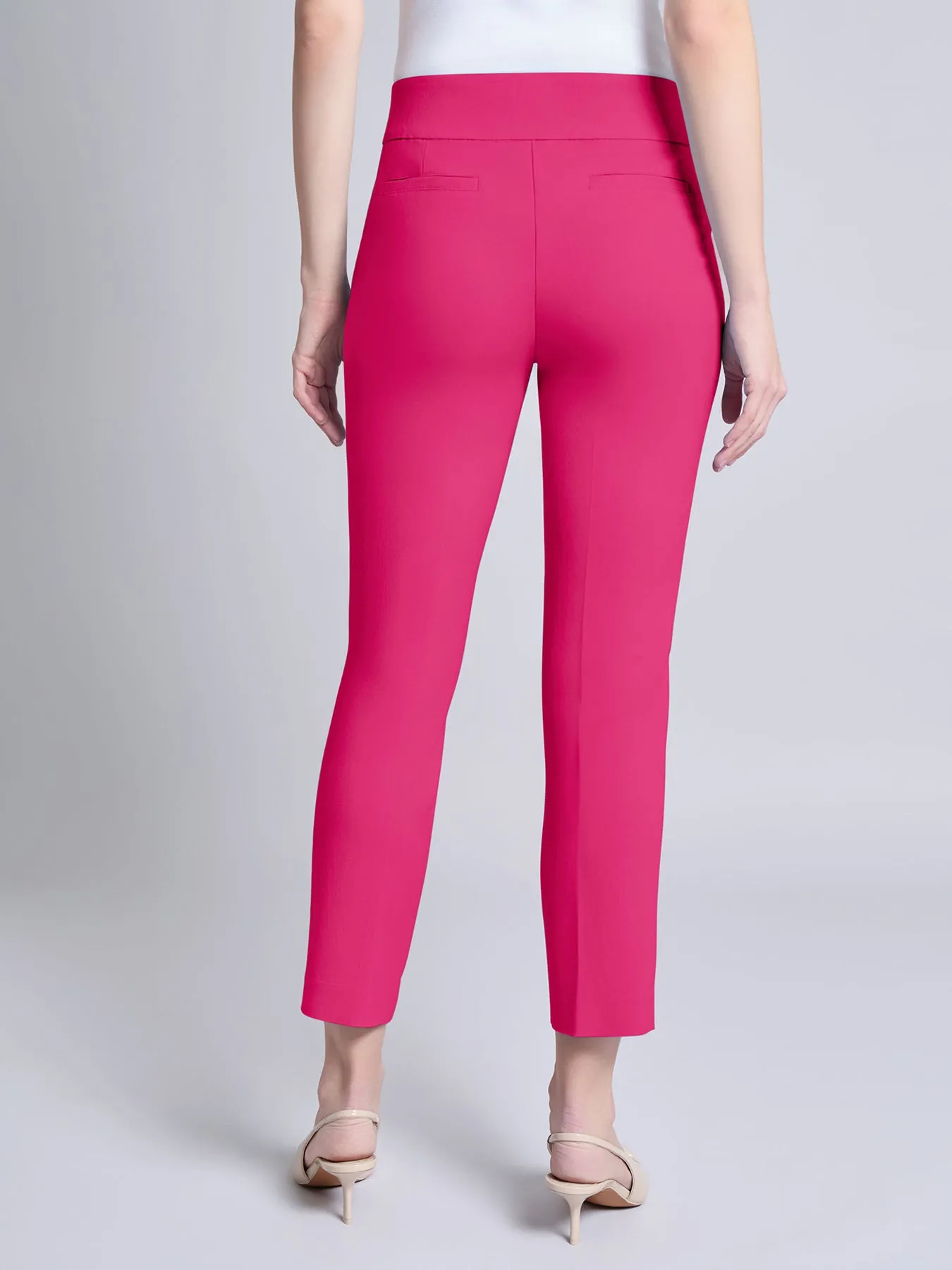Solid Stretch Pull-On Straight Leg Pant sold by Jones New York product image thumbnail 3