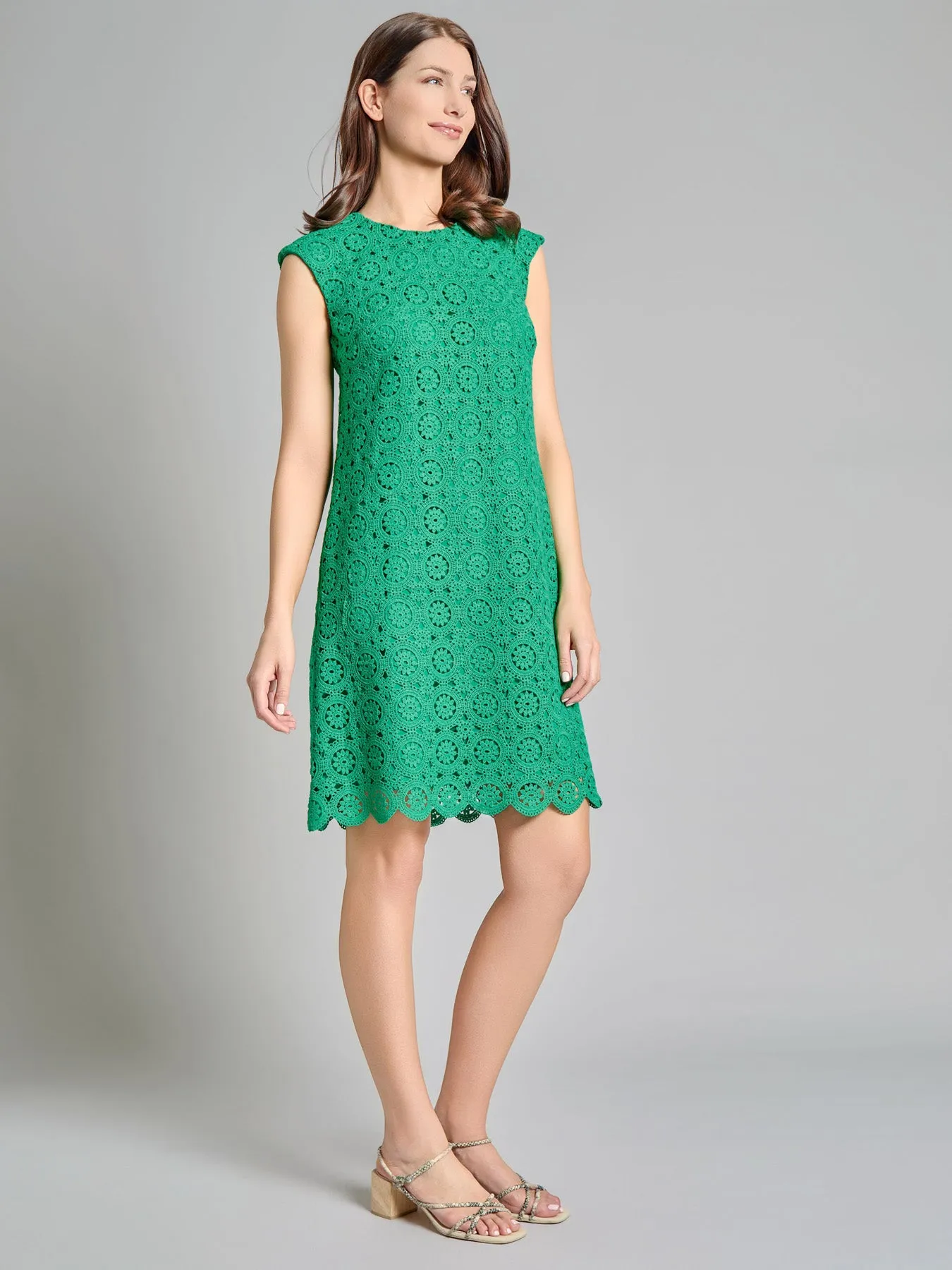 Cap Sleeve Lace Sheath Dress sold by Jones New York product image thumbnail 2