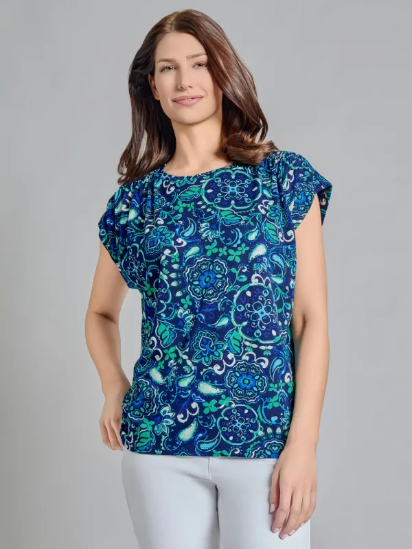Shirred Shoulder Top sold by Jones New York