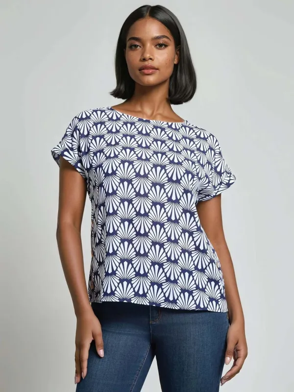 Petite Button Detail Blouse, Crepe de Chine sold by Jones New York