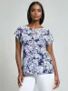 Extended Shoulder Pullover Top sold by Jones New York