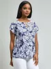 Extended Shoulder Pullover Top sold by Jones New York