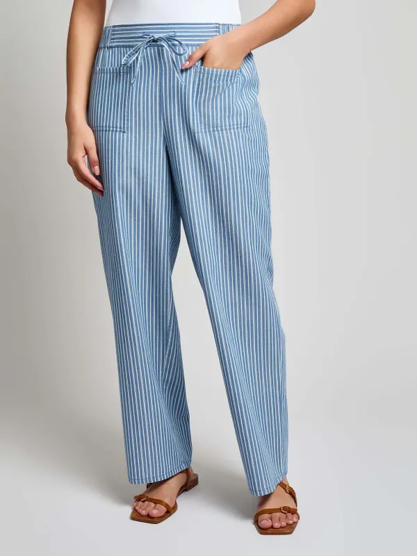 Drawstring Patch Pocket Pull-On Pant sold by Jones New York