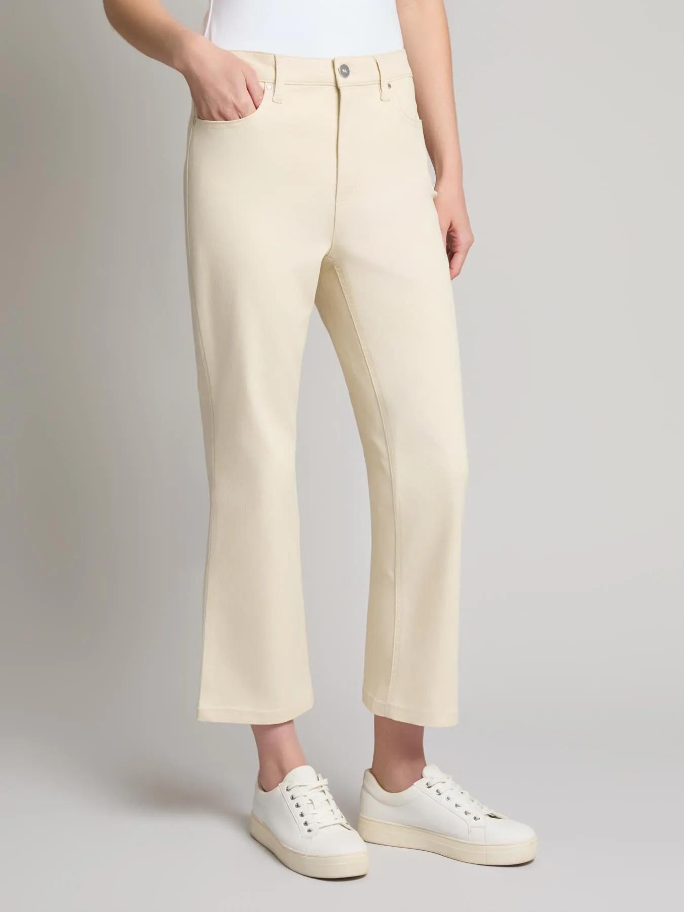 Petite Lexington Cropped Kick Flare Jeans sold by Jones New York product image thumbnail 2
