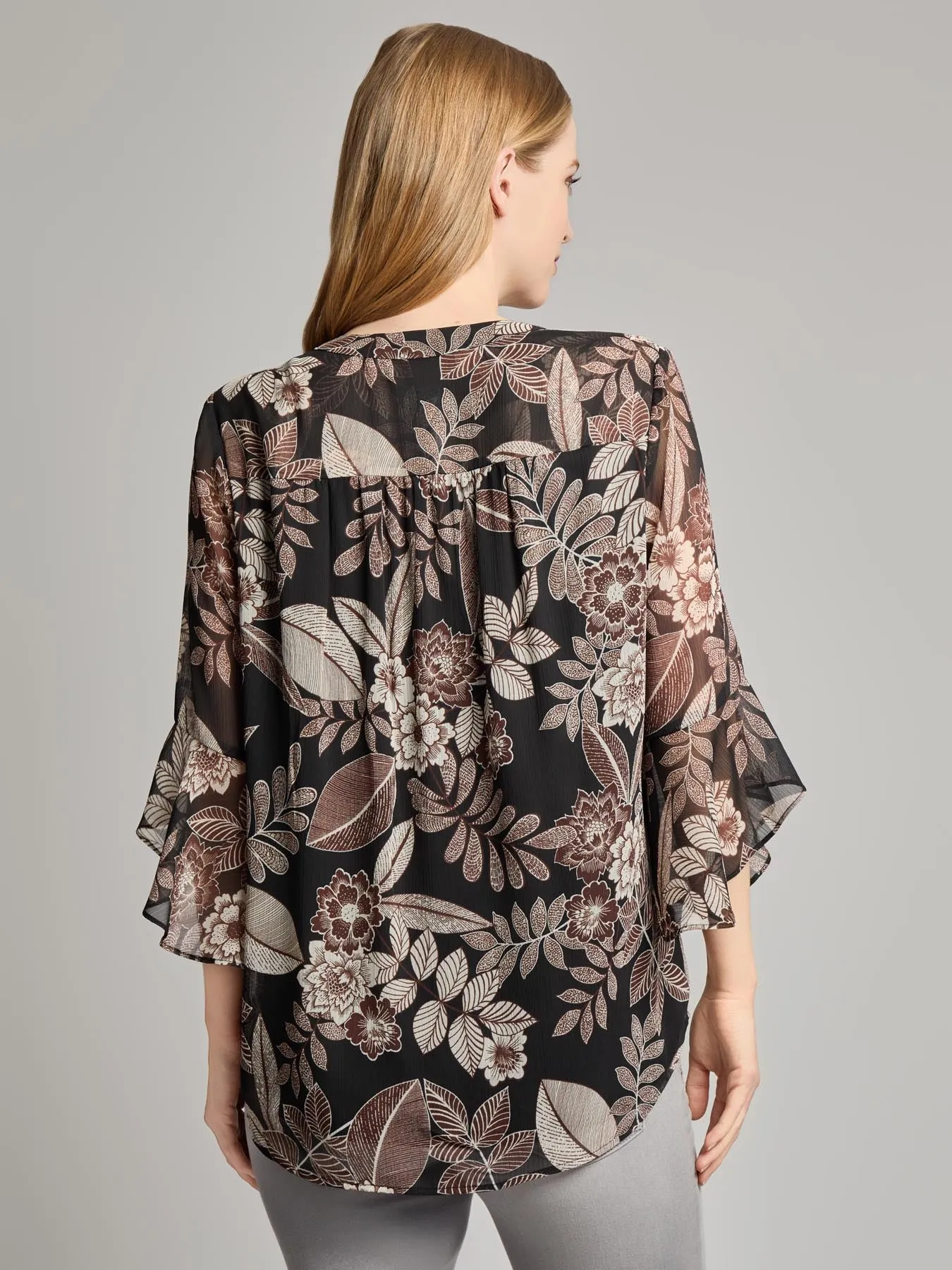Flutter Sleeve Blouse sold by Jones New York product image thumbnail 3