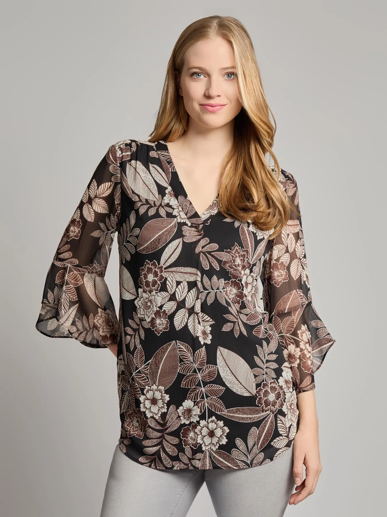 Flutter Sleeve Blouse sold by Jones New York