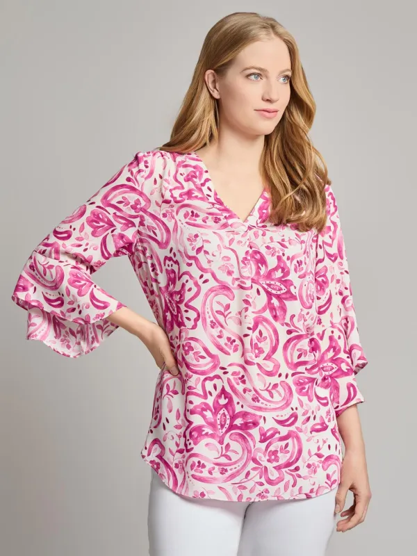 Petite Flutter Sleeve Blouse sold by Jones New York