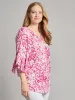 Flutter Sleeve Blouse sold by Jones New York