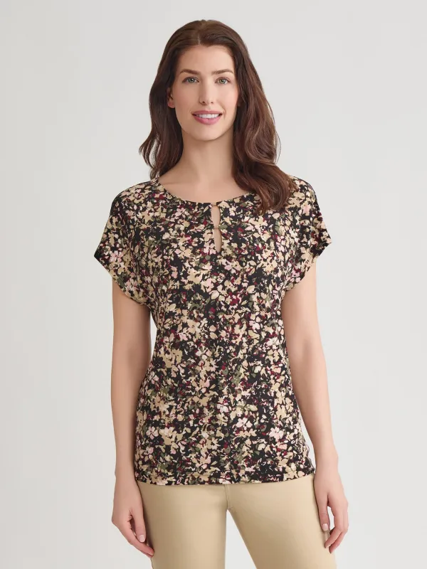 Extended Shoulder Pullover Top sold by Jones New York