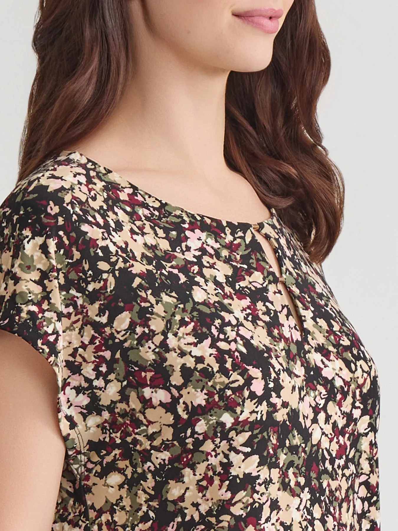 Extended Shoulder Pullover Top sold by Jones New York product image thumbnail 3