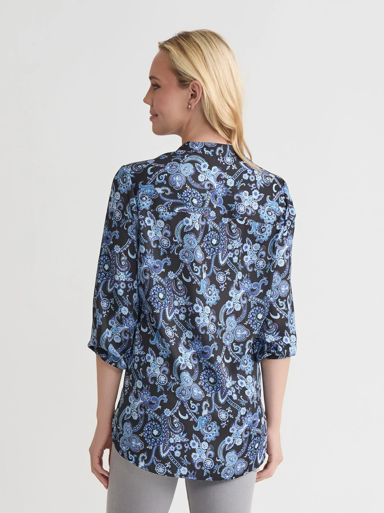 Kell Blouse, Satin Twill sold by Jones New York product image thumbnail 4