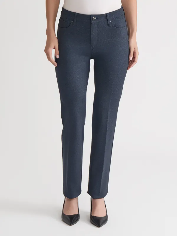 Petite Lexington Straight Pant, Denim Compression sold by Jones New York