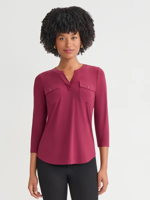 Quarter Sleeve Top, Solid Everyday Knit sold by Jones New York