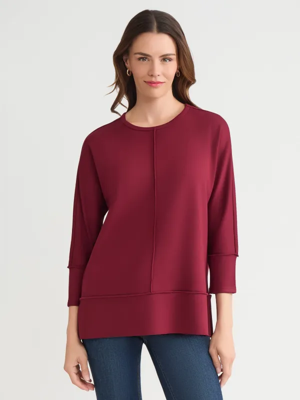 Plus Seam Detail Dolman Tunic, Serenity Knit sold by Jones New York