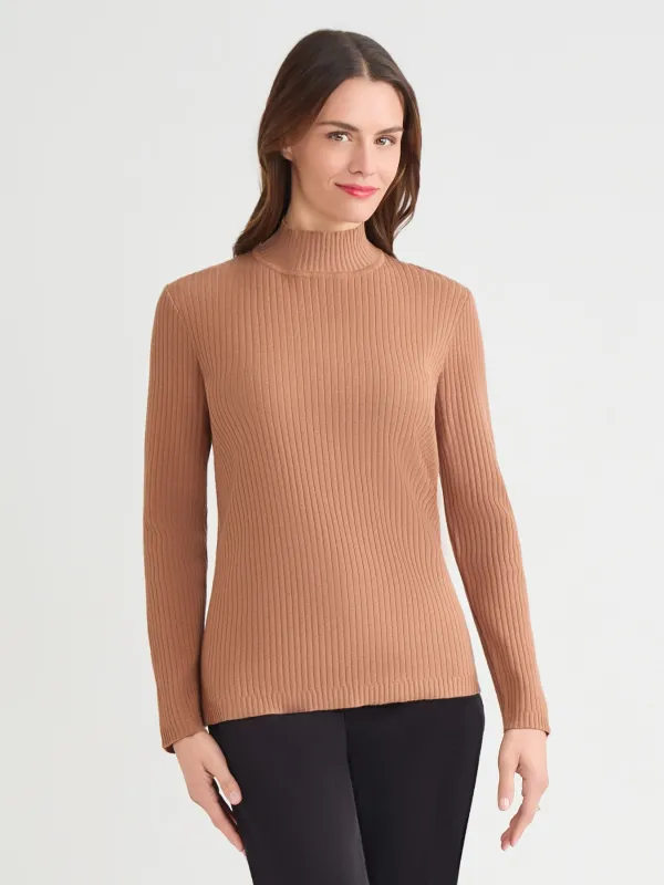 Sutton Mock Neck Sweater sold by Jones New York