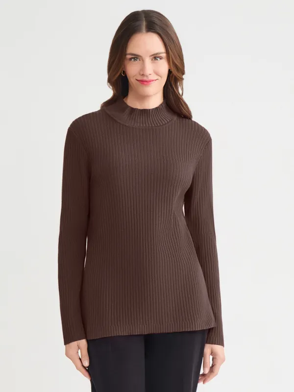 Sutton Mock Neck Sweater made by Jones New York