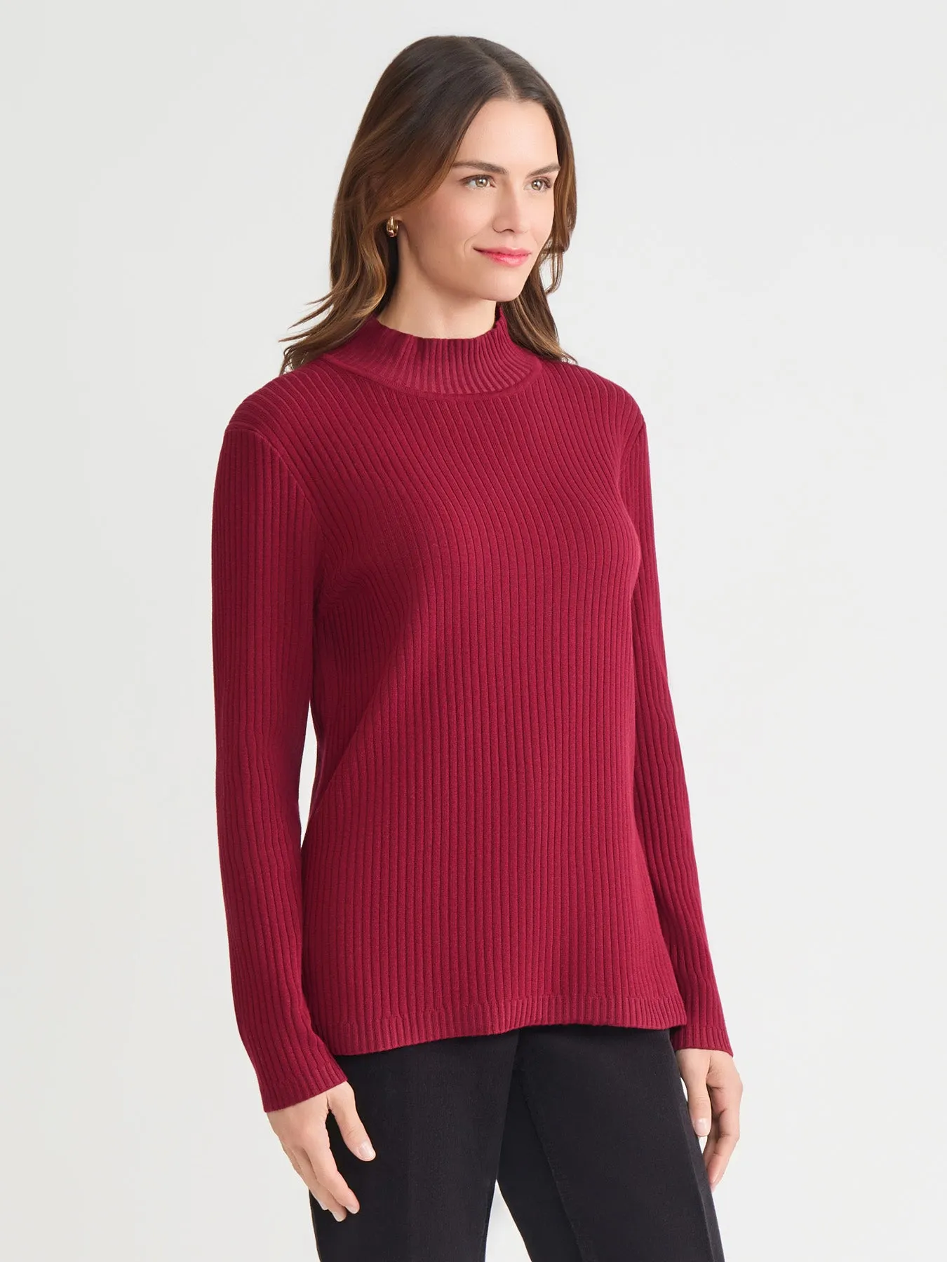 Sutton Mock Neck Sweater sold by Jones New York product image thumbnail 2