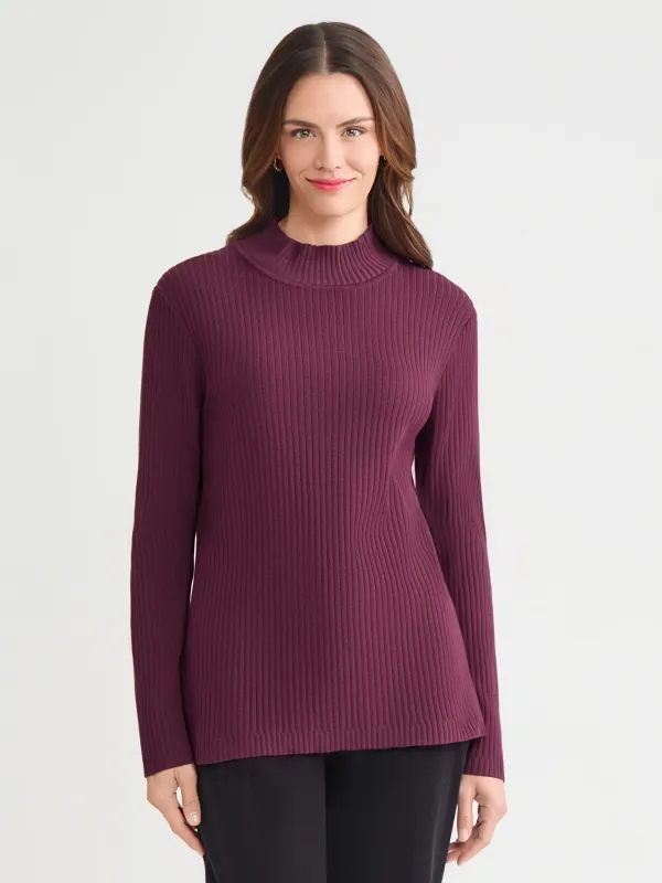Sutton Mock Neck Sweater made by Jones New York