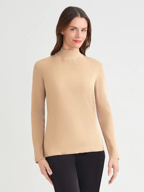 Sutton Mock Neck Sweater made by Jones New York