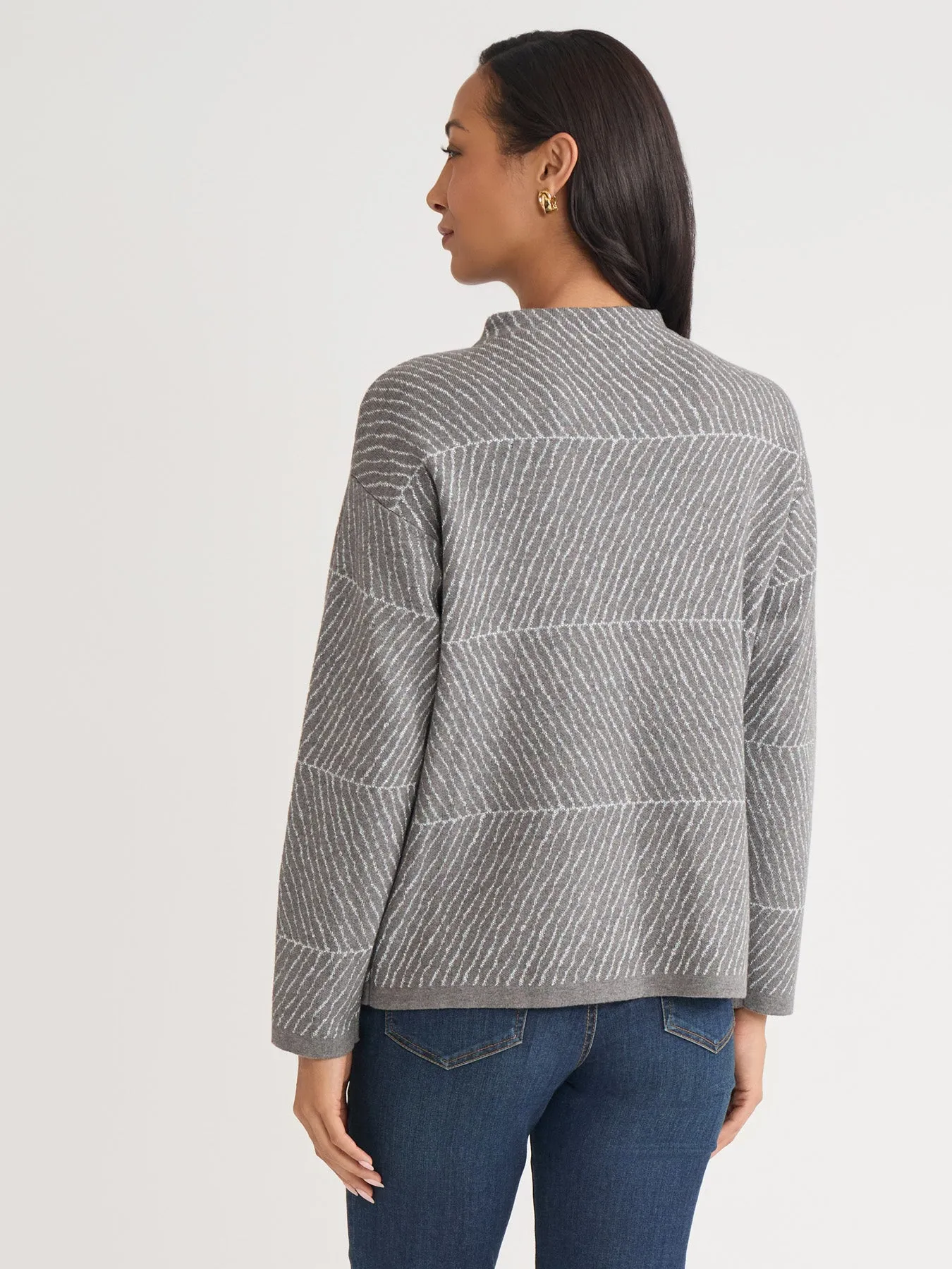 Plus Lurex Crew Neck Sweater sold by Jones New York product image thumbnail 4