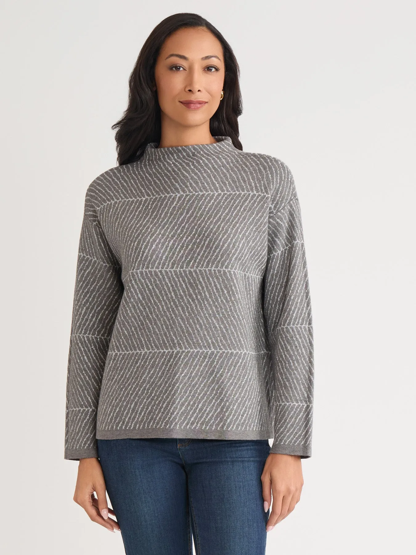 Lurex Crew Neck Sweater sold by Jones New York