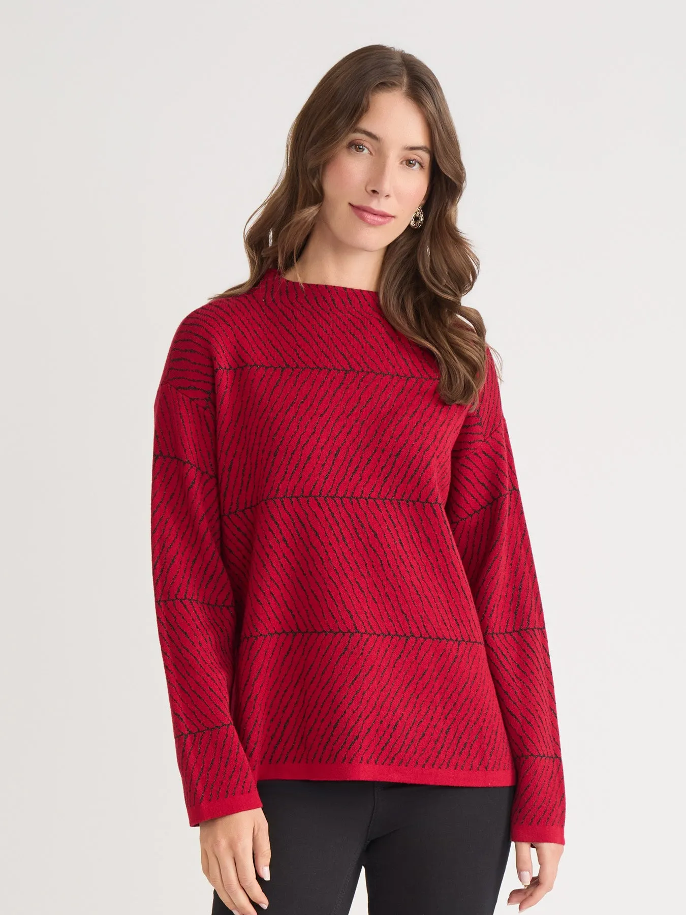 Lurex Crew Neck Sweater sold by Jones New York