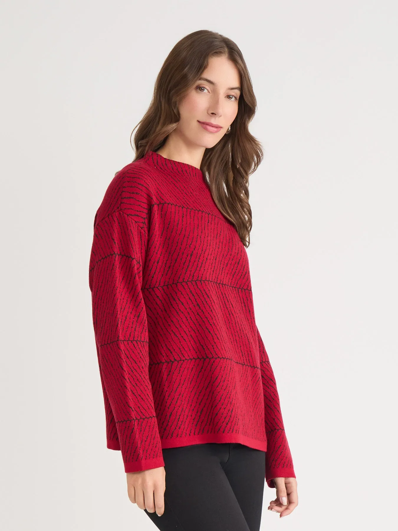 Lurex Crew Neck Sweater sold by Jones New York product image thumbnail 2