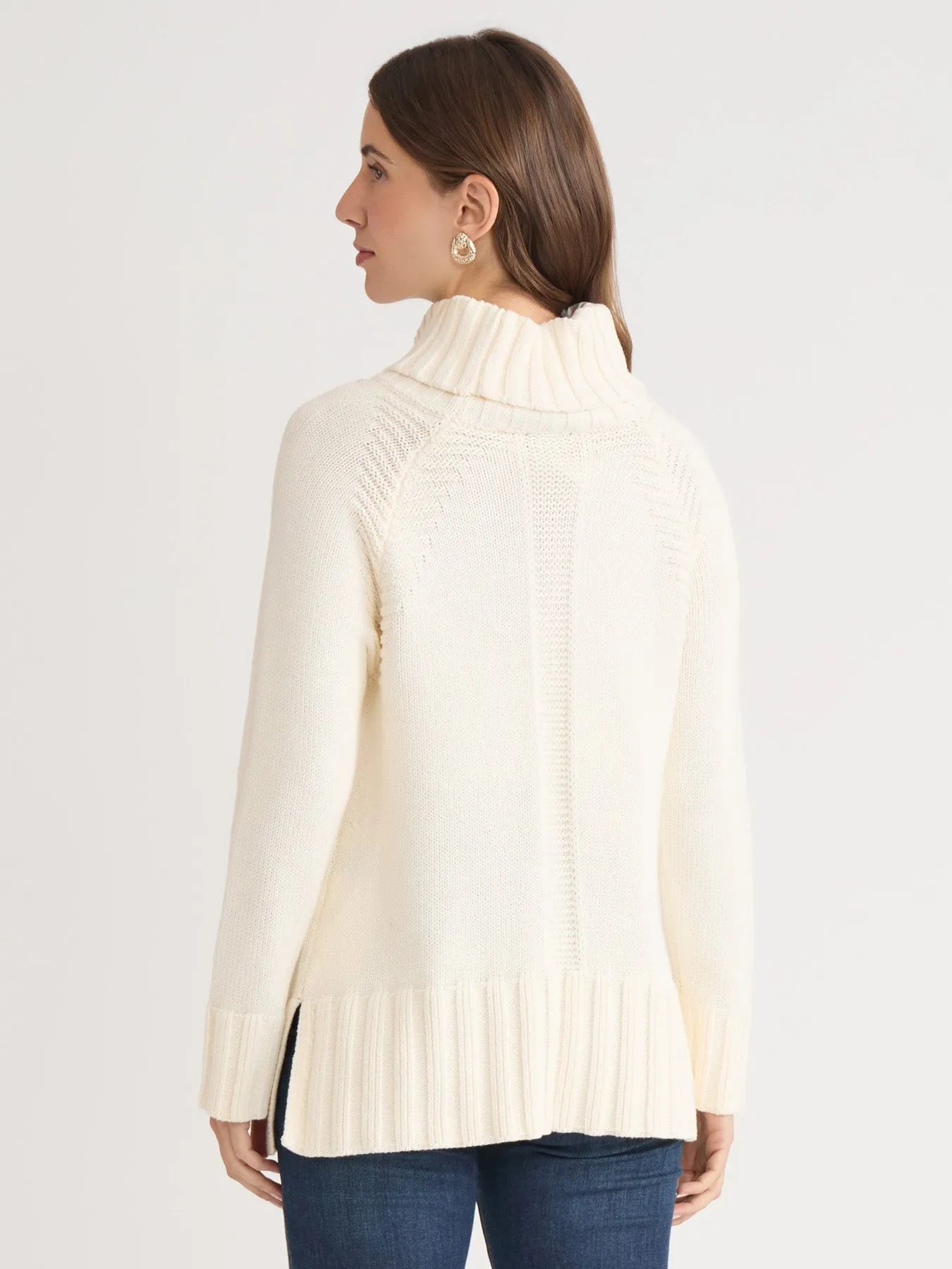 Herringbone Detail Sweater sold by Jones New York product image thumbnail 4