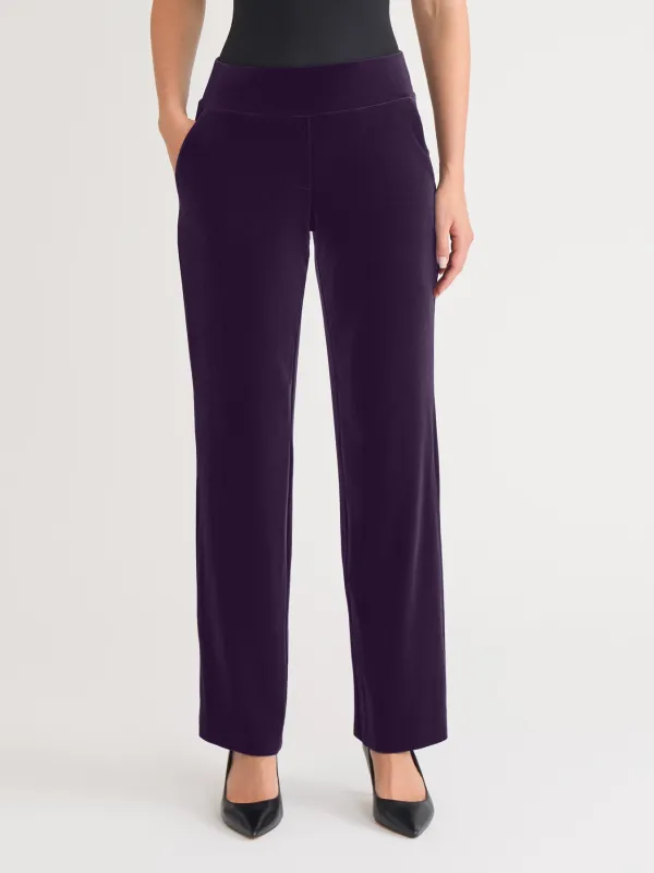 Pull-On Velour Straight Leg Pants sold by Jones New York
