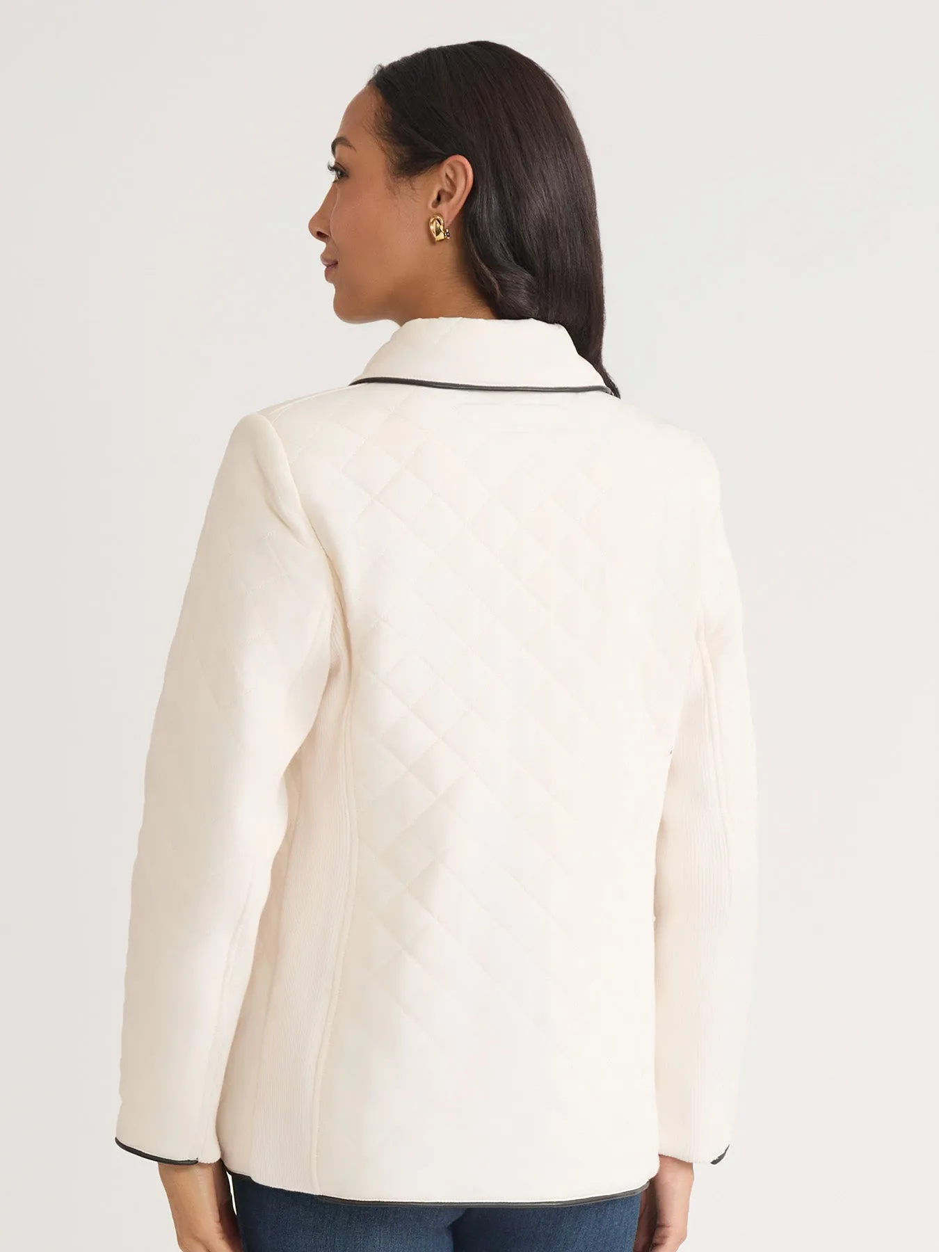 Quilted Snap Front Jacket sold by Jones New York product image thumbnail 4