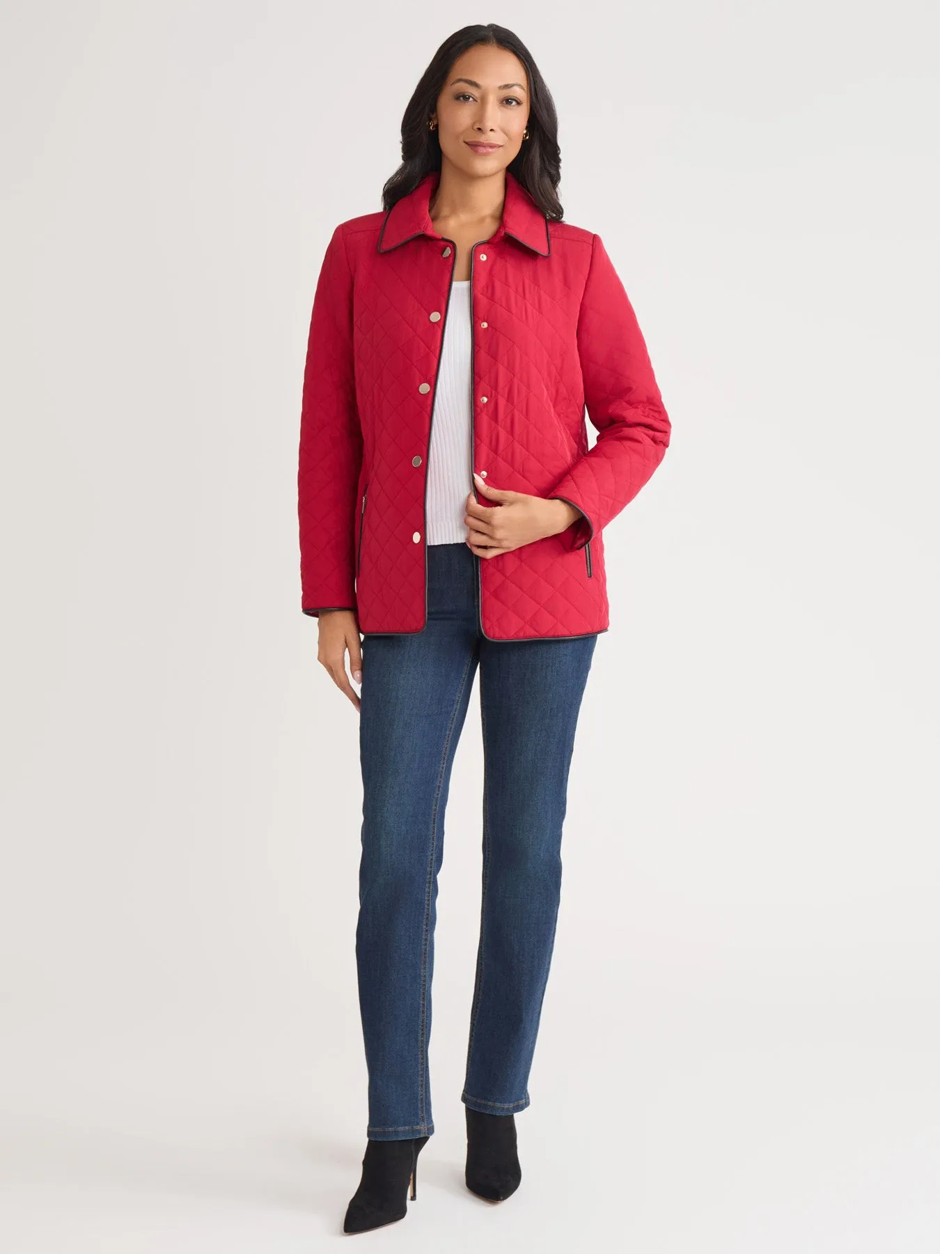 Quilted Snap Front Jacket sold by Jones New York product image thumbnail 5