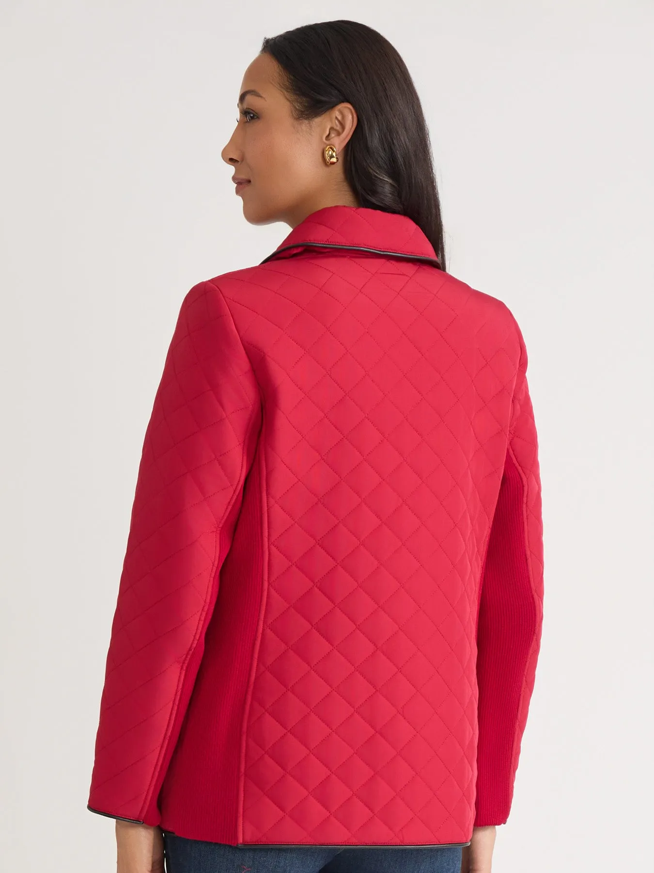 Quilted Snap Front Jacket sold by Jones New York product image thumbnail 4
