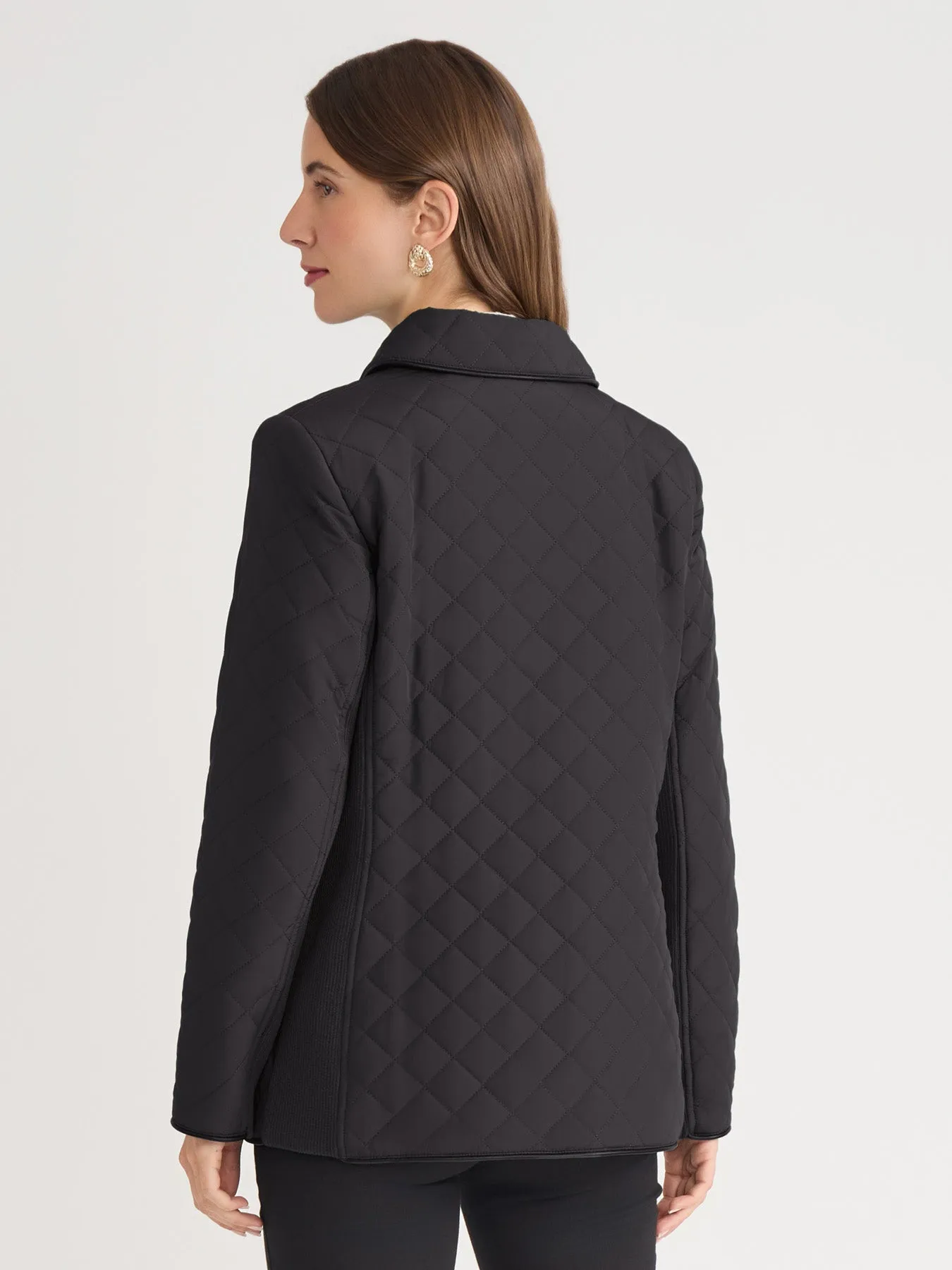 Quilted Snap Front Jacket sold by Jones New York product image thumbnail 4