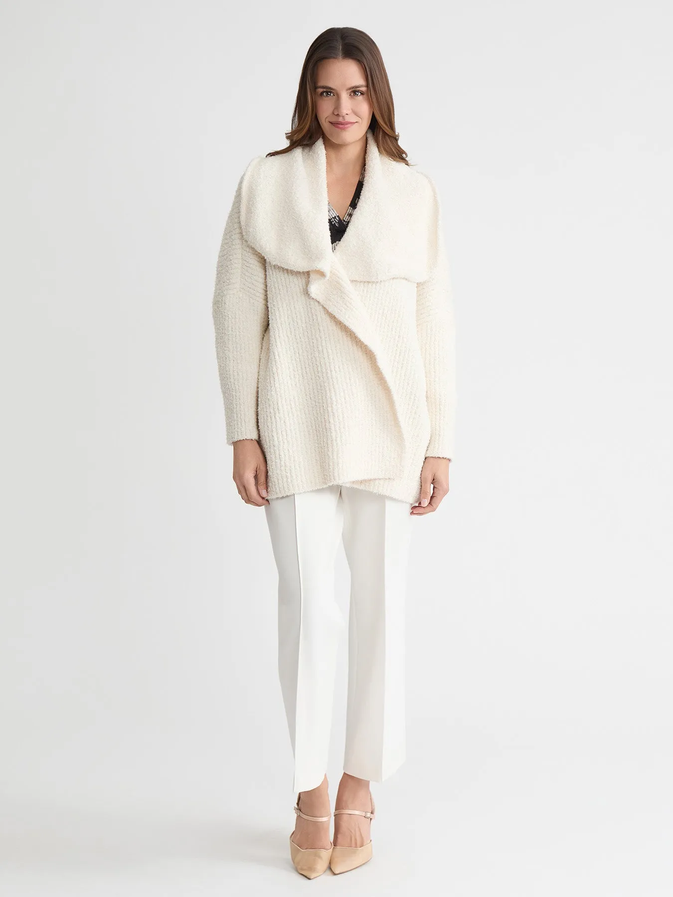 Wide Collared Cardigan sold by Jones New York product image thumbnail 5
