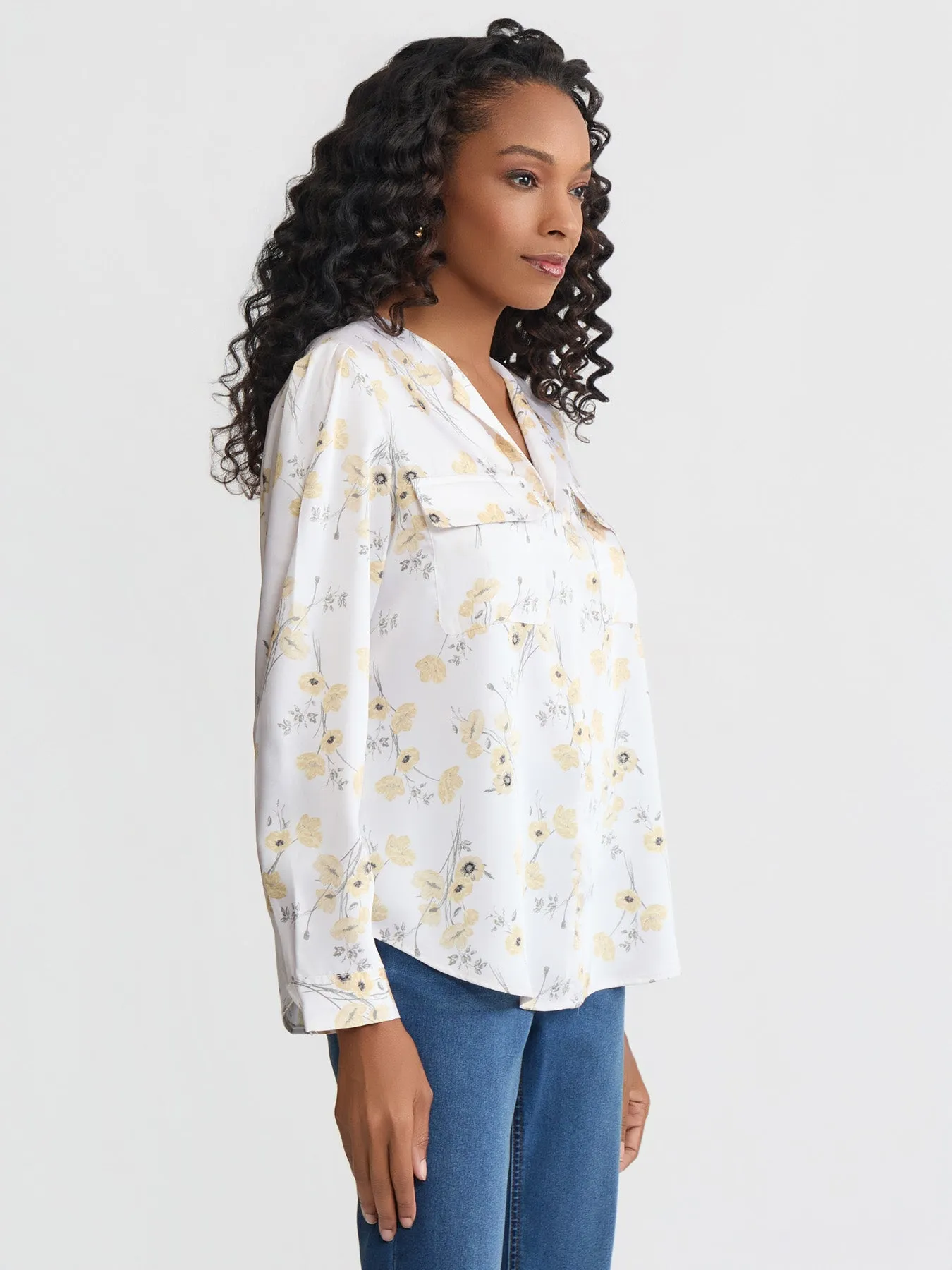 Simplified Utility Blouse sold by Jones New York product image thumbnail 2