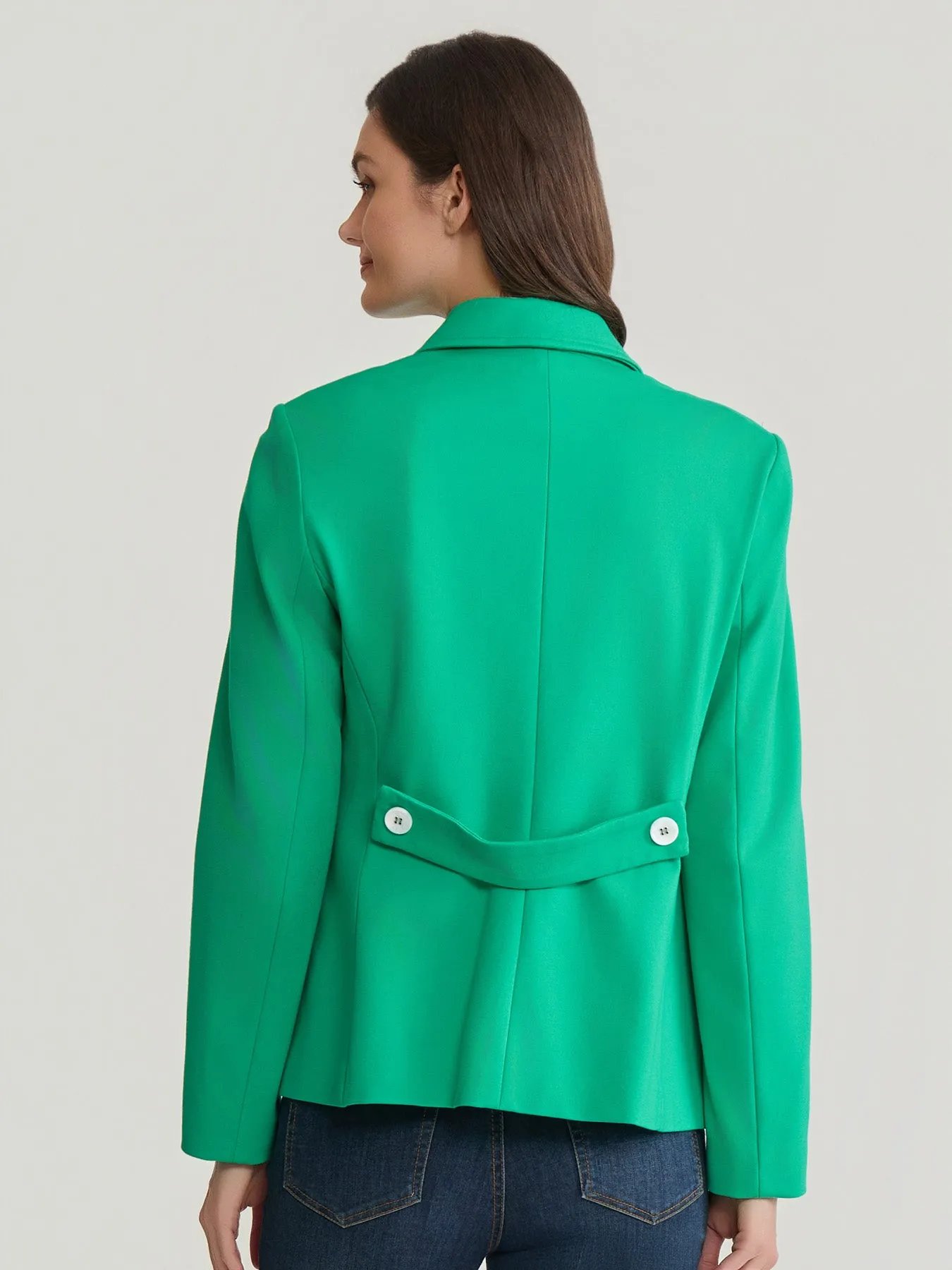 Faux Double Breasted Jacket with Back Tab sold by Jones New York product image thumbnail 4