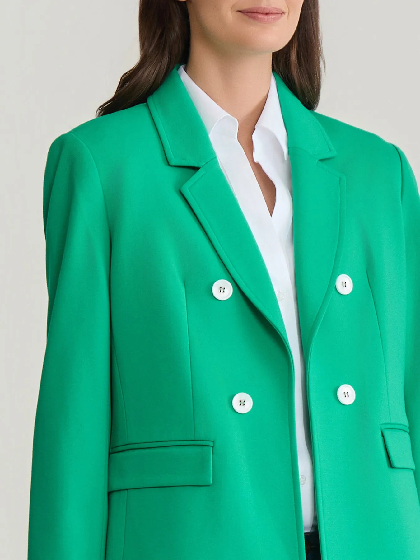 Faux Double Breasted Jacket with Back Tab sold by Jones New York product image thumbnail 3