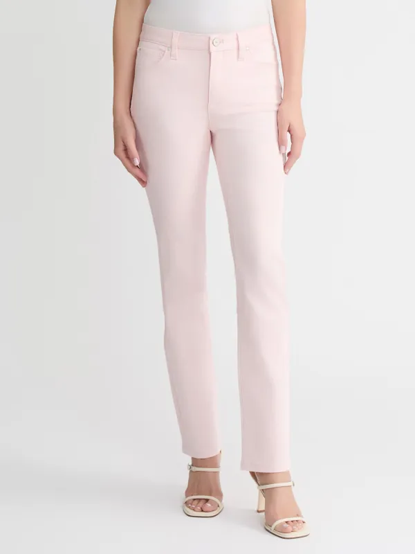 Plus Lexington Straight Leg Jeans, Petal Pink made by Jones New York