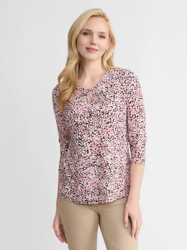 Petite Quarter Sleeve Top, Jersey Knit sold by Jones New York