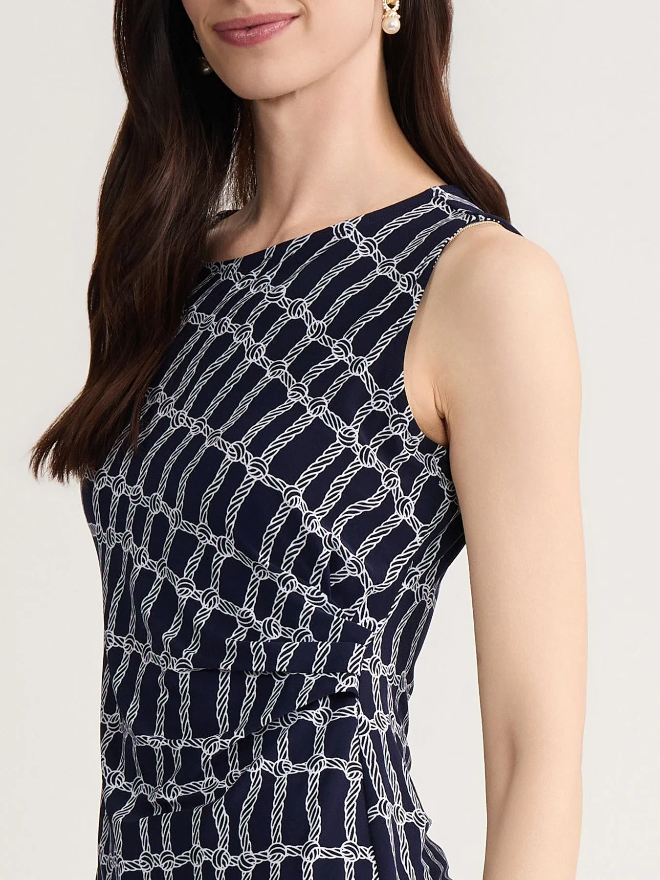 Side Pleat Blouse, Jersey Knit sold by Jones New York product image thumbnail 3
