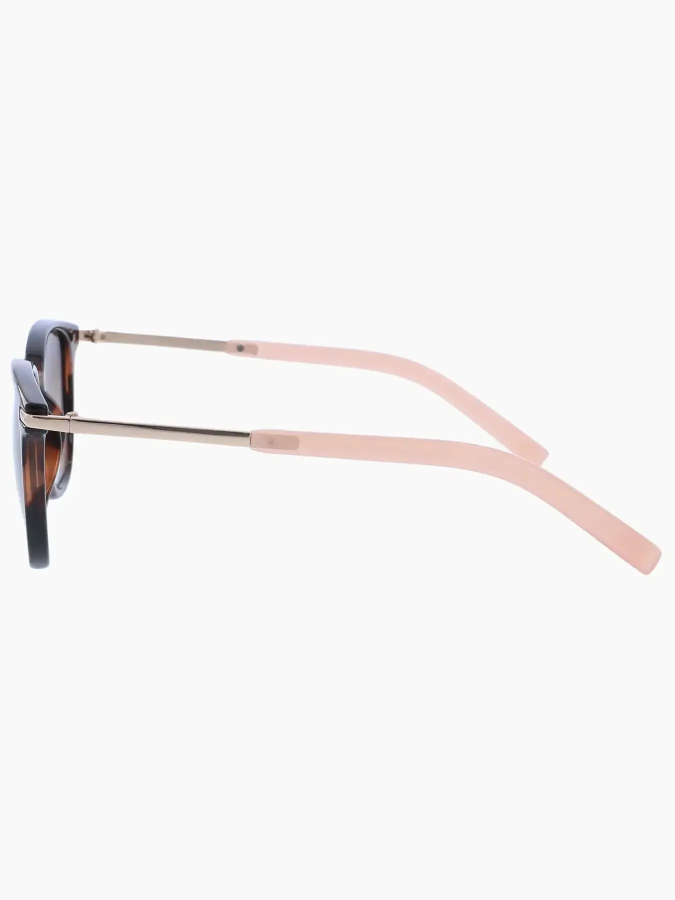 Classic Rounded Square Sunglasses, Blush Tortoise Shell sold by Jones New York product image thumbnail 2