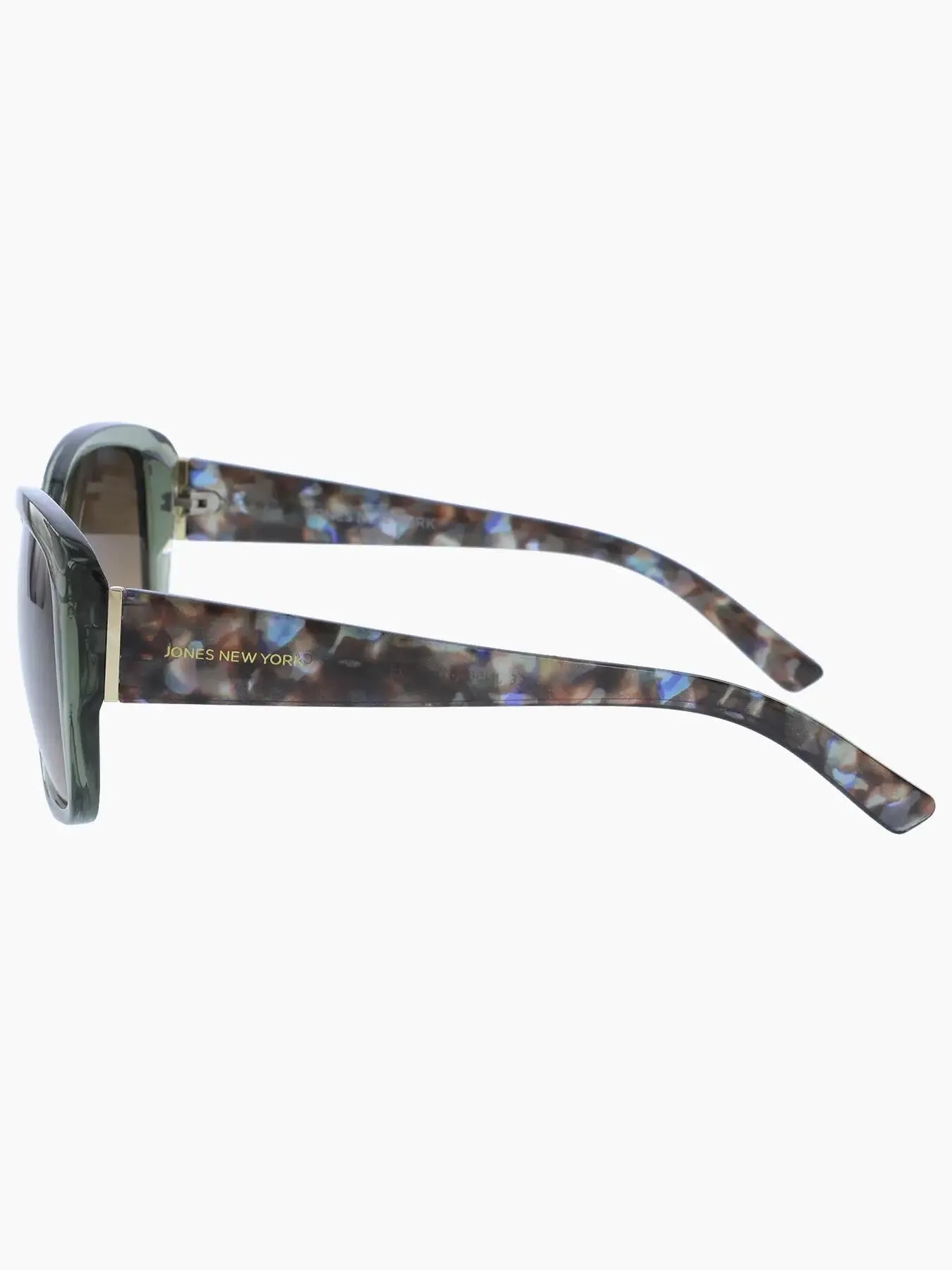Rectangle Sunglasses, Crystal Green Tortoise Shell sold by Jones New York product image thumbnail 2