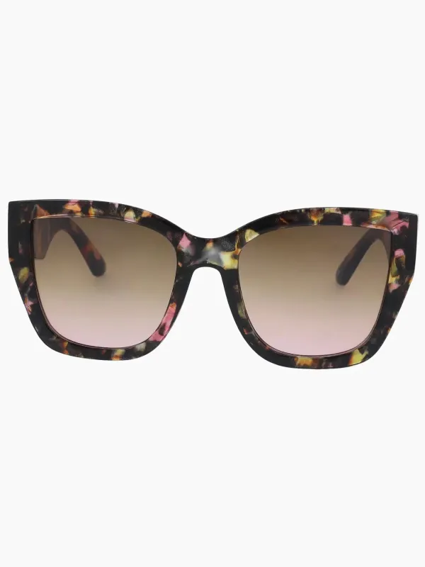 Square Cateye Sunglasses, Amethyst Tortoise Shell made by Jones New York