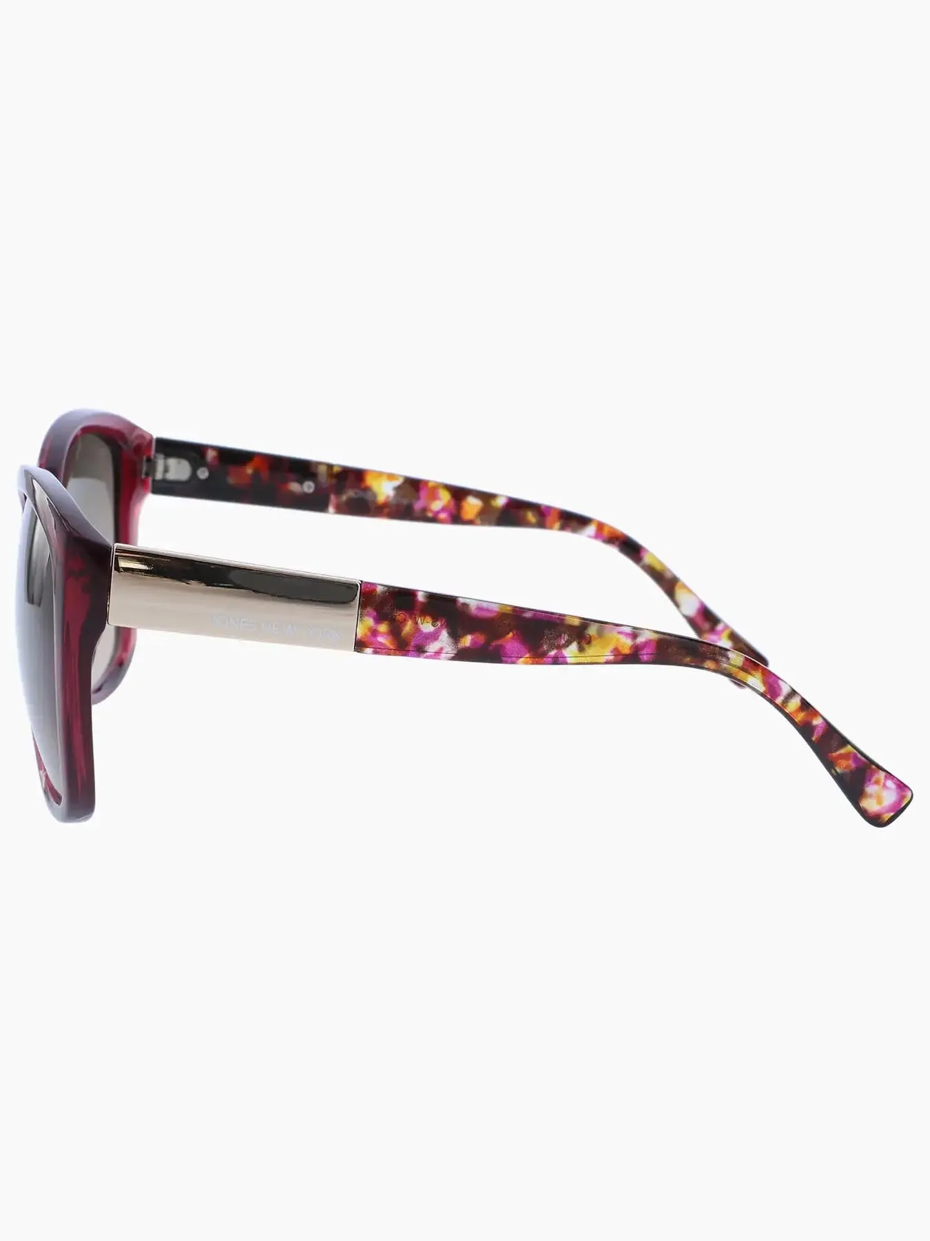 Square Sunglasses , Crystal Raspberry Tortoise Shell sold by Jones New York product image thumbnail 2