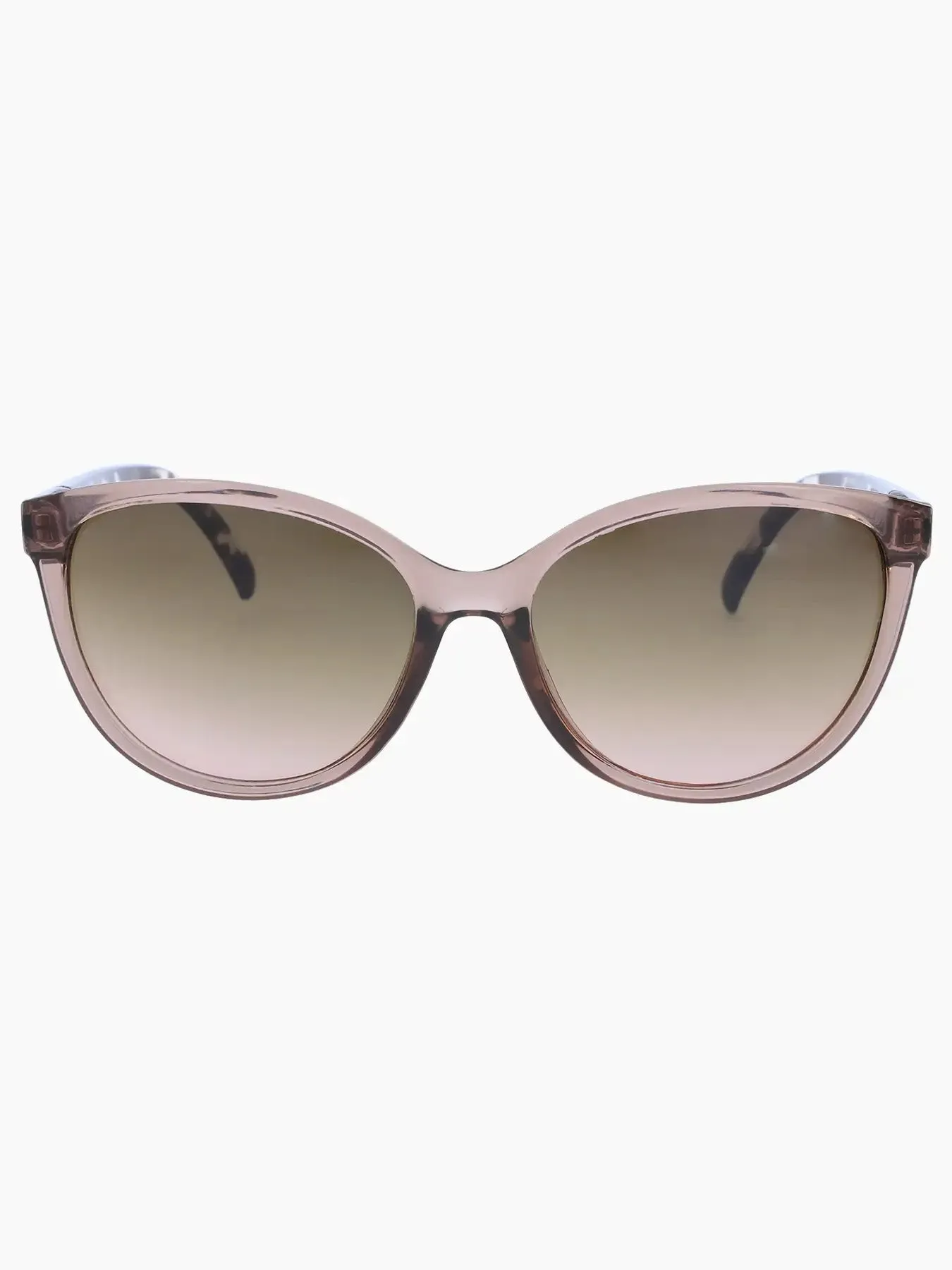 Round Cateye Sunglasses , Crystal Pink Tortoise Shell sold by Jones New York