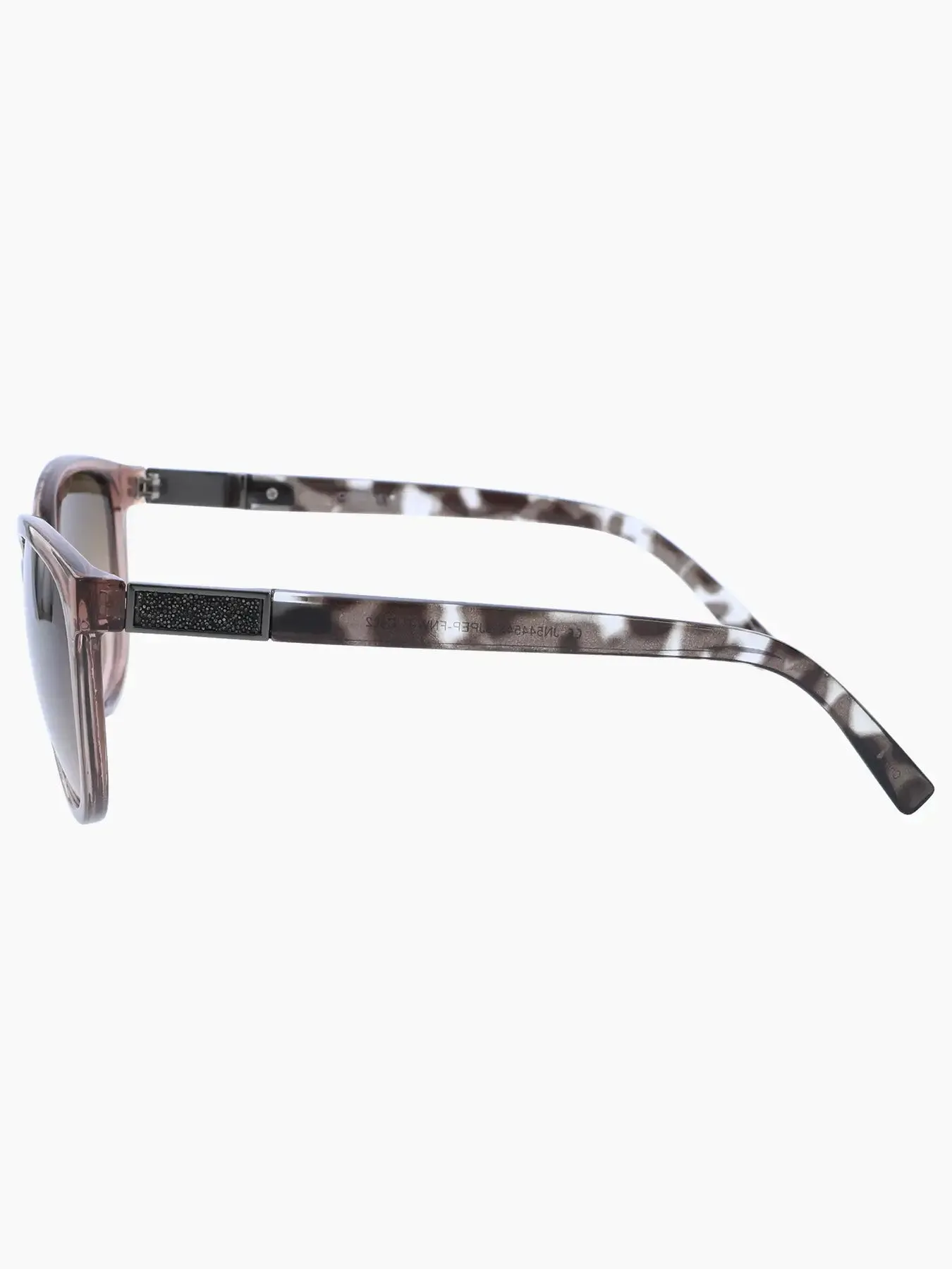 Round Cateye Sunglasses , Crystal Pink Tortoise Shell sold by Jones New York product image thumbnail 2